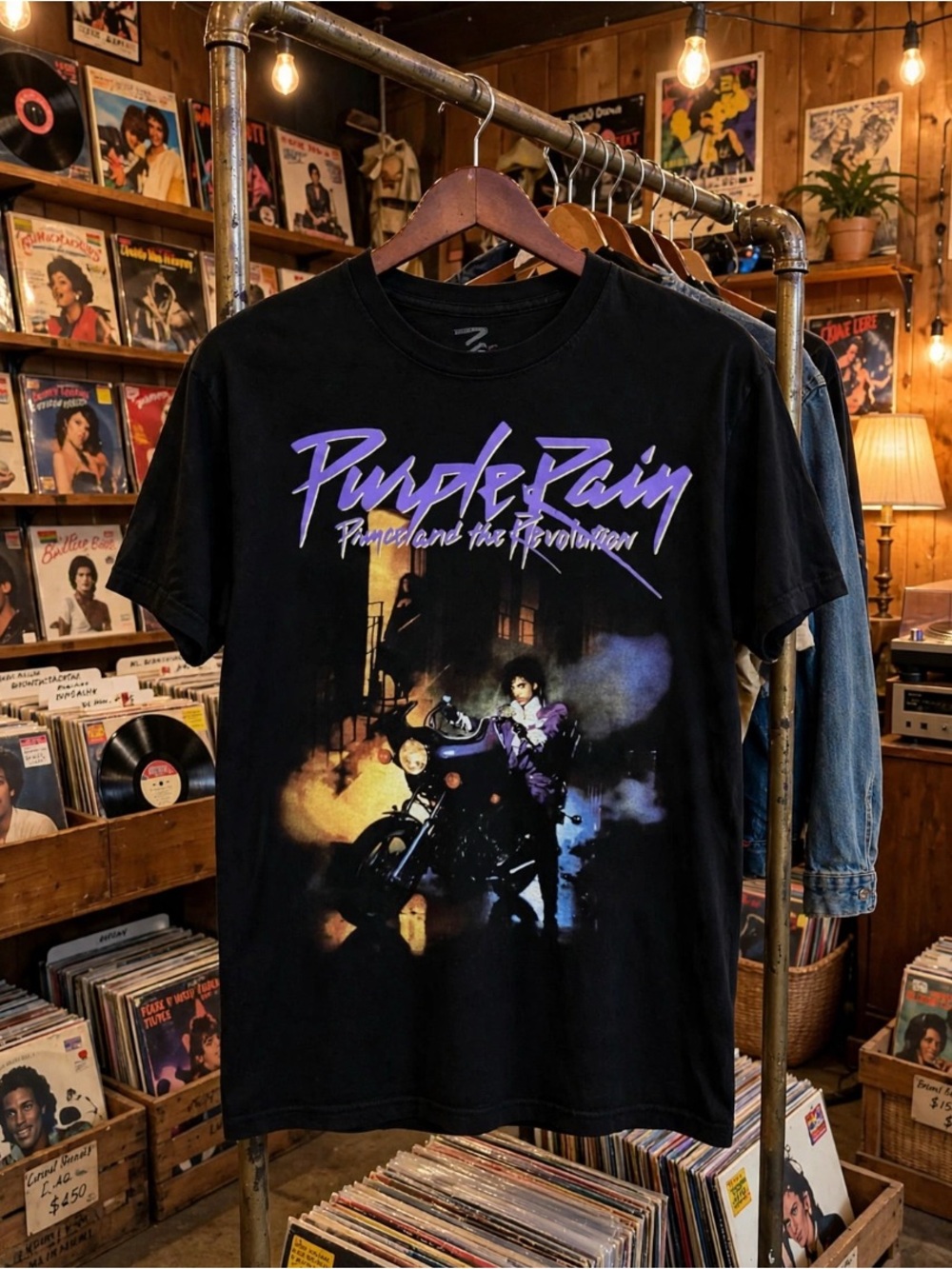 Prince & The Revolution Purple Rain T-shirt Size Adult Small